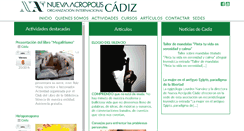 Desktop Screenshot of cadiz.nueva-acropolis.es