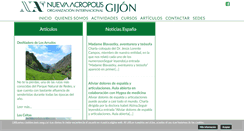 Desktop Screenshot of gijon.nueva-acropolis.es
