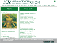Tablet Screenshot of gijon.nueva-acropolis.es
