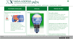 Desktop Screenshot of jaen.nueva-acropolis.es