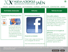 Tablet Screenshot of jaen.nueva-acropolis.es