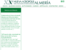 Tablet Screenshot of almeria.nueva-acropolis.es