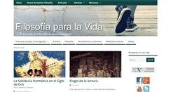 Desktop Screenshot of filosofia.nueva-acropolis.es
