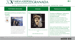 Desktop Screenshot of granada.nueva-acropolis.es