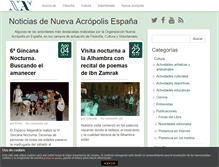 Tablet Screenshot of noticias.nueva-acropolis.es